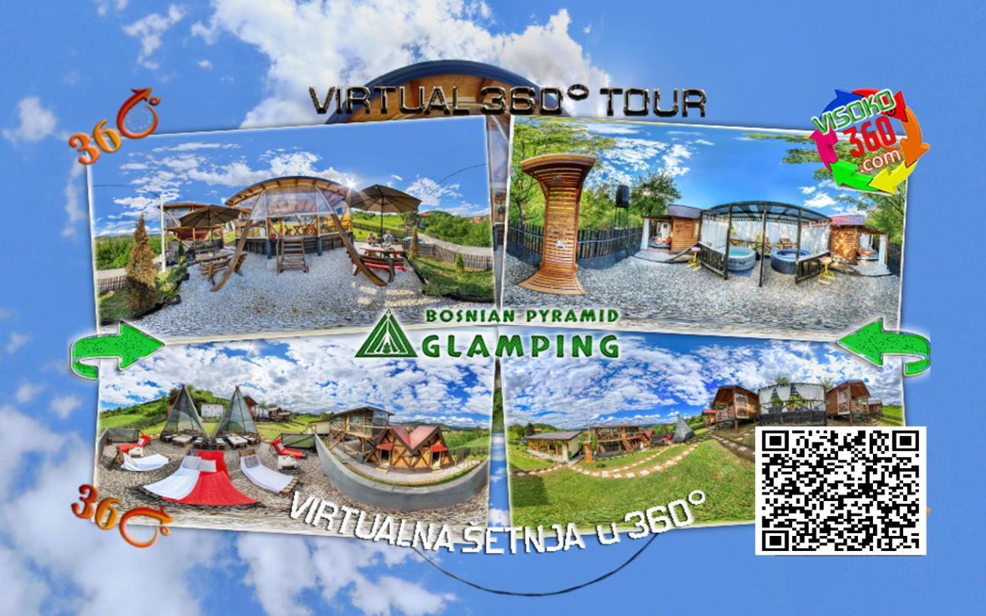 Hotel Bosnian Pyramid Glamping Visoko Exterior foto